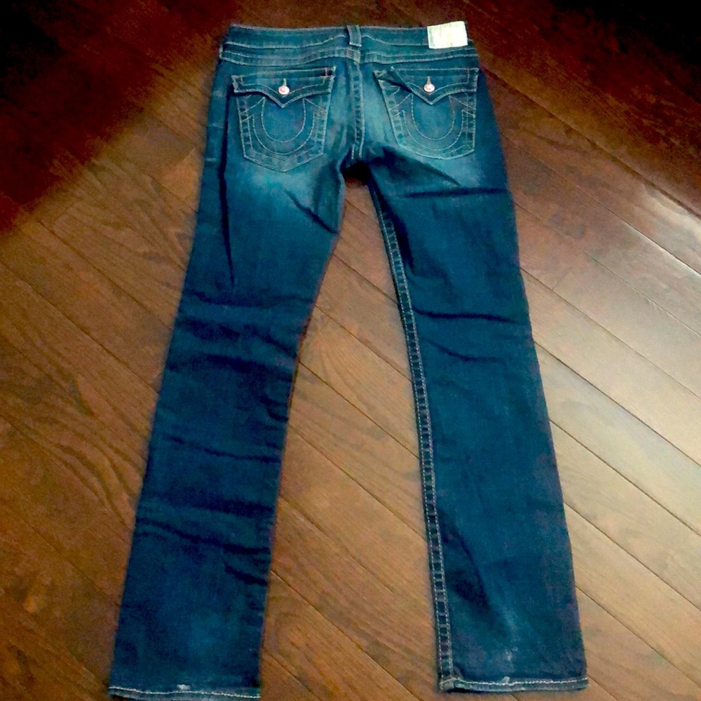 Tru Religion - Denim Jeans with Pink Crystal